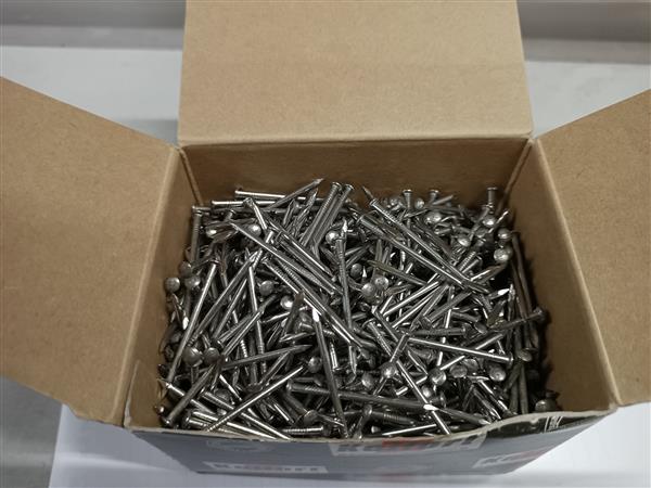 Grote foto 3.2x55mm bolkop spijker rvs 1kg doe het zelf en verbouw hout en planken