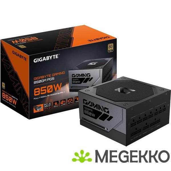 Grote foto gigabyte gaming 850gm pg5 power supply unit 850 w 20 4 pin atx atx zwart computers en software overige