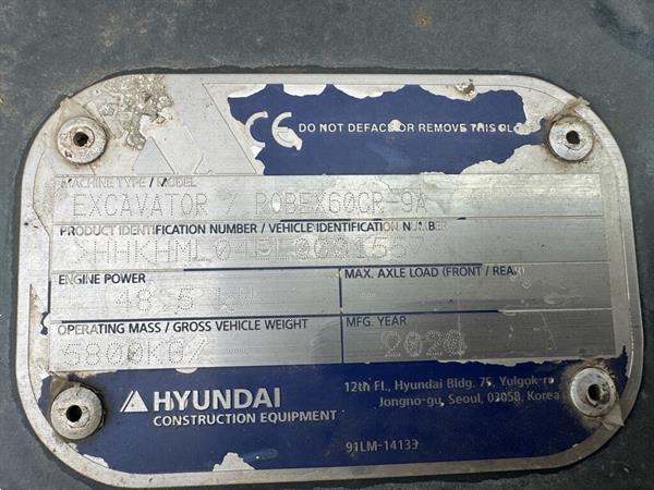Grote foto huyndai robex 60cr 9a doe het zelf en verbouw kranen en graafmachines