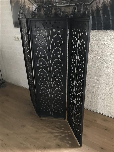Grote foto zware ijzeren divider voor binnen en voor in de tuin fraai huis en inrichting woningdecoratie