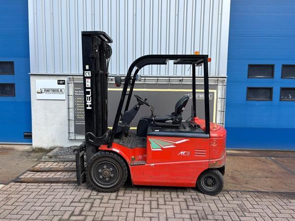 Grote foto vs 22992 elektrische triplex heftruck heli 3 ton agrarisch heftrucks