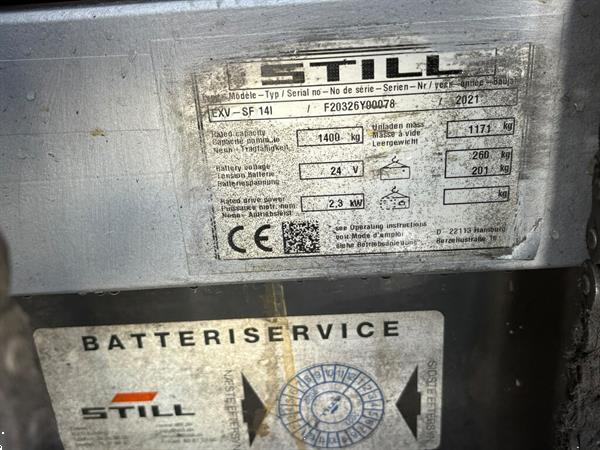 Grote foto vs 22980 elektrische triplex stapelaar still exv sf 14i doe het zelf en verbouw hefwerktuigen