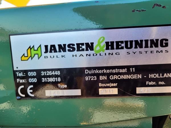 Grote foto jansen en heuning t40l opschepmachine 40 cm breed agrarisch aardappelpootmachines