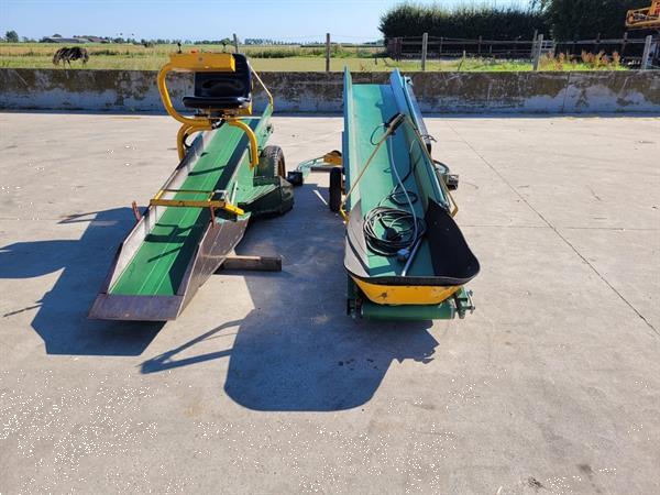 Grote foto jansen en heuning t40l opschepmachine 40 cm breed agrarisch aardappelpootmachines