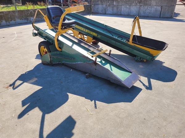 Grote foto jansen en heuning t40l opschepmachine 40 cm breed agrarisch aardappelpootmachines