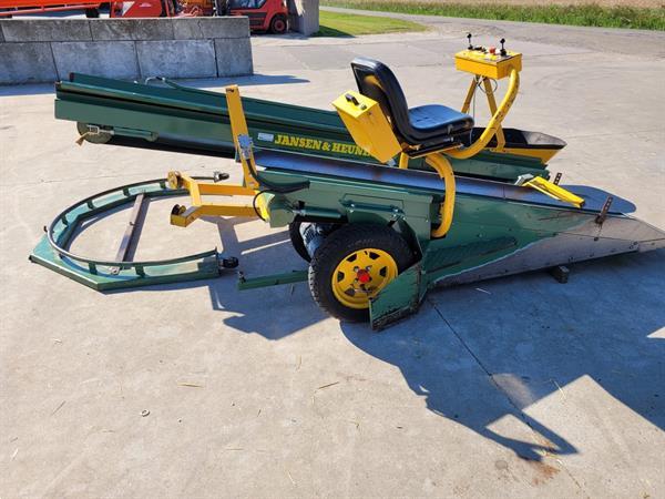 Grote foto jansen en heuning t40l opschepmachine 40 cm breed agrarisch aardappelpootmachines