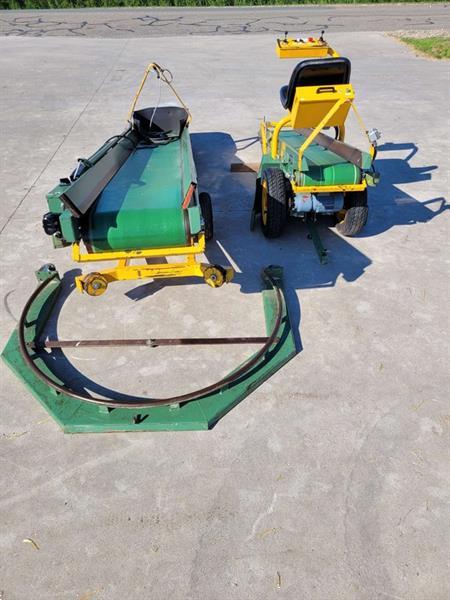 Grote foto jansen en heuning t40l opschepmachine 40 cm breed agrarisch aardappelpootmachines