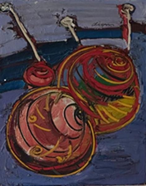 Grote foto nieuw werk van corneille herman brood e.a. antiek en kunst overig