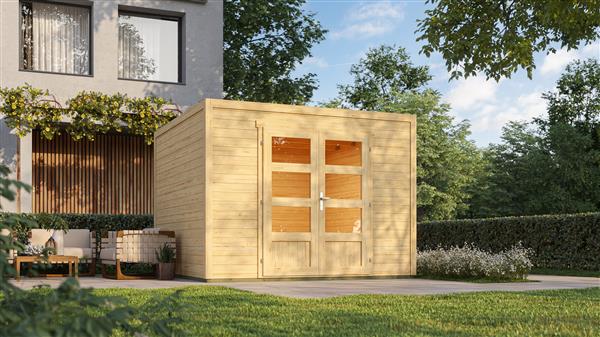 Grote foto nieuw modern tuinhuis quby 300x300 tuin en terras tuinhuisjes en blokhutten