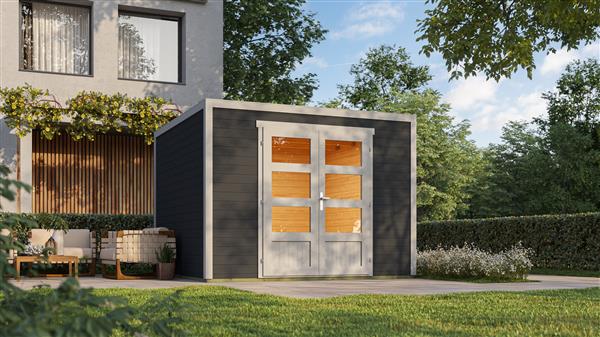 Grote foto nieuw modern tuinhuis quby 300x300 tuin en terras tuinhuisjes en blokhutten
