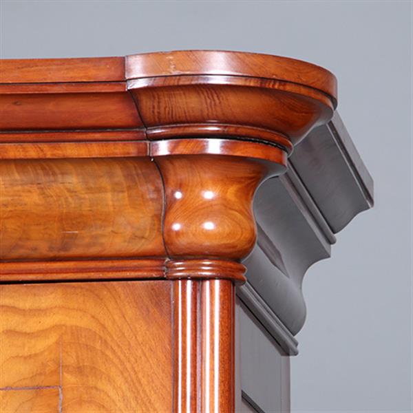 Grote foto vroeg biedermeier notariskast of tweedeurskast in blonde kleur mahonie ca 1830 no.440510 antiek en kunst stoelen en banken