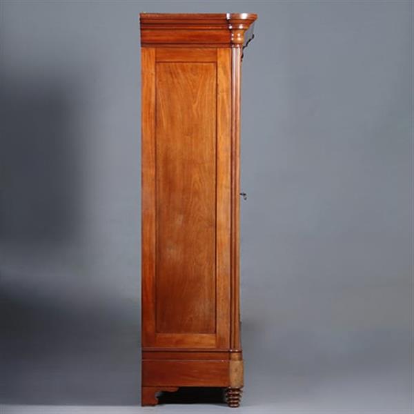 Grote foto vroeg biedermeier notariskast of tweedeurskast in blonde kleur mahonie ca 1830 no.440510 antiek en kunst stoelen en banken