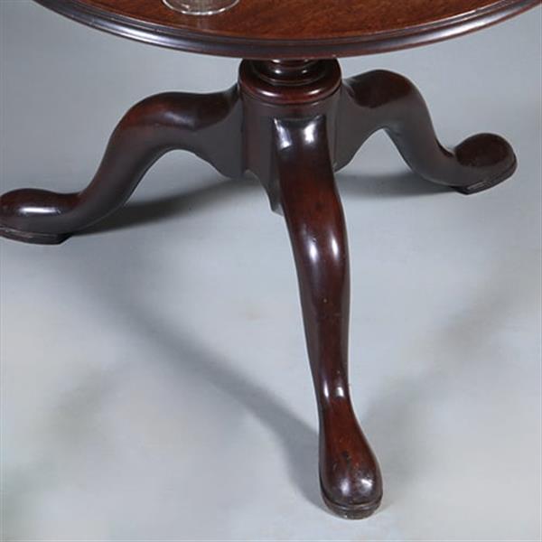 Grote foto stommeknecht in massief mahonie ca 1800 met 3 ronde plateau wv 2 draaibaar no.440520 antiek en kunst stoelen en banken