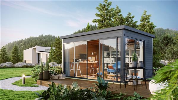 Grote foto nieuw blokhut domeo 4 set tuin en terras tuinhuisjes en blokhutten