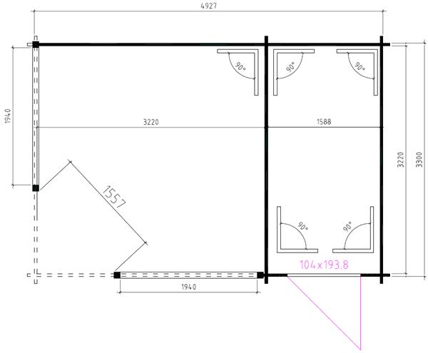 Grote foto nieuw paviljoen p5155 tuin en terras tuinhuisjes en blokhutten