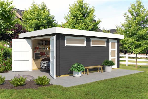 Grote foto nieuw houten garage canberra tuin en terras tuinhuisjes en blokhutten