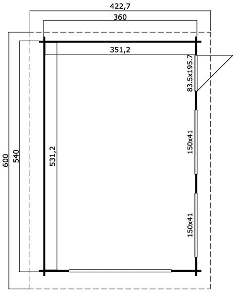 Grote foto nieuw houten garage canberra tuin en terras tuinhuisjes en blokhutten