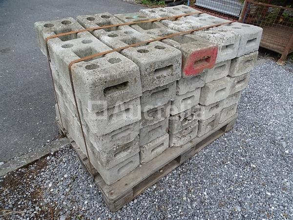 Grote foto pallet van 25 blokken voor de heras barri re doe het zelf en verbouw onderdelen en accessoires