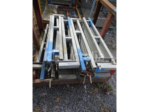 Grote foto metalen rek met 28 leuningen voor platen doe het zelf en verbouw onderdelen en accessoires