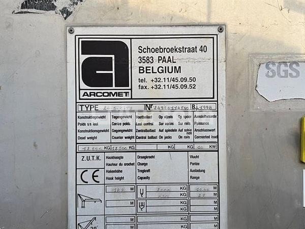 Grote foto torenkraan arcomet 24 5 city doe het zelf en verbouw kranen en graafmachines
