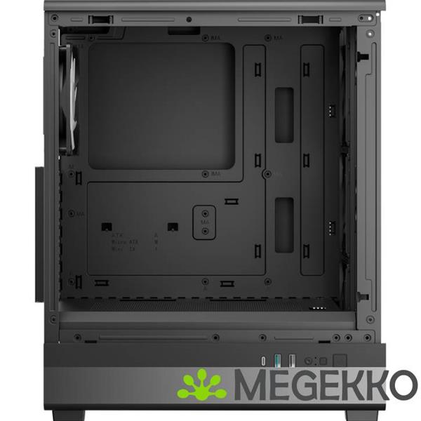 Grote foto deepcool cc550 4f midi tower zwart computers en software behuizingen en kasten