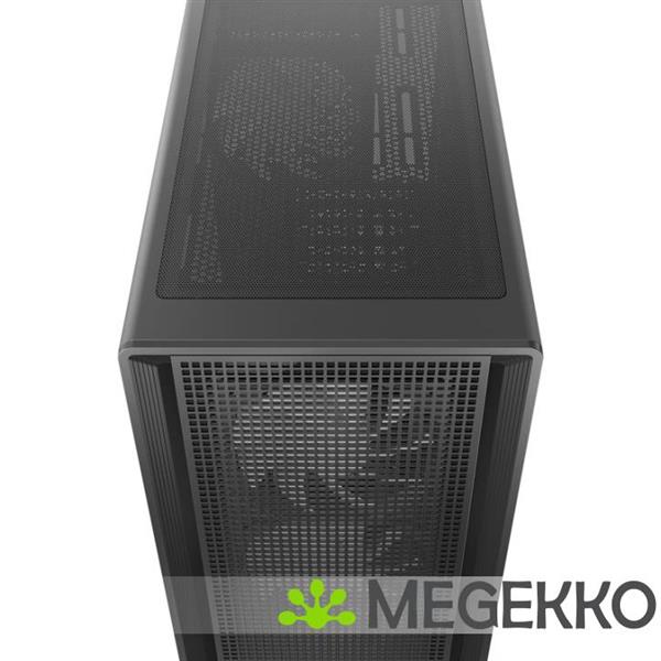 Grote foto deepcool cc550 4f midi tower zwart computers en software behuizingen en kasten