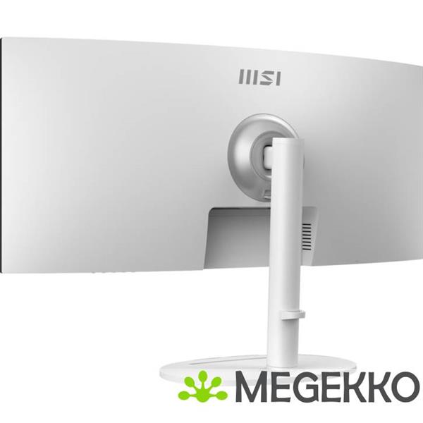 Grote foto msi modern md342cqpw 34 wide quad hd 120hz va curved usb c monitor computers en software overige computers en software