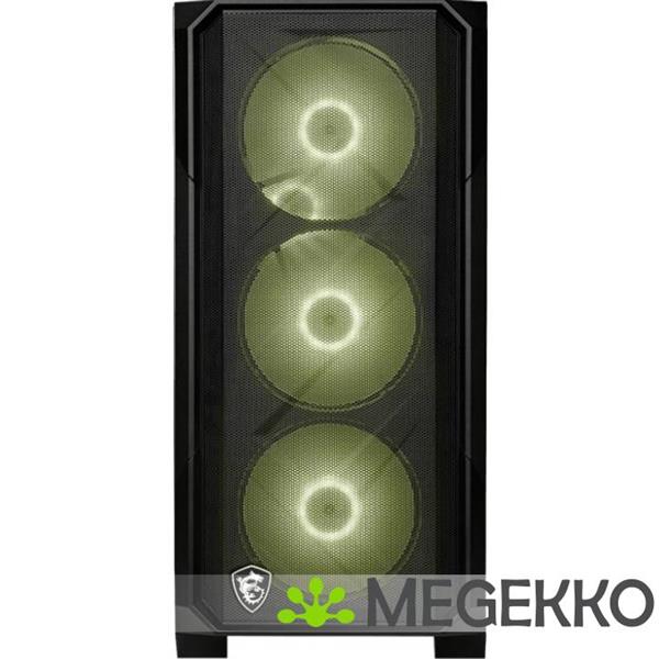 Grote foto msi mag forge m120r airflow computerbehuizing mini tower zwart transparant computers en software behuizingen en kasten