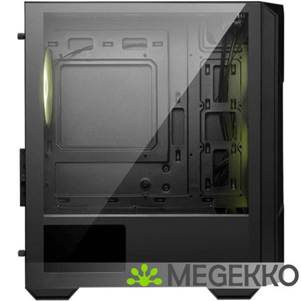 Grote foto msi mag forge m120r airflow computerbehuizing mini tower zwart transparant computers en software behuizingen en kasten