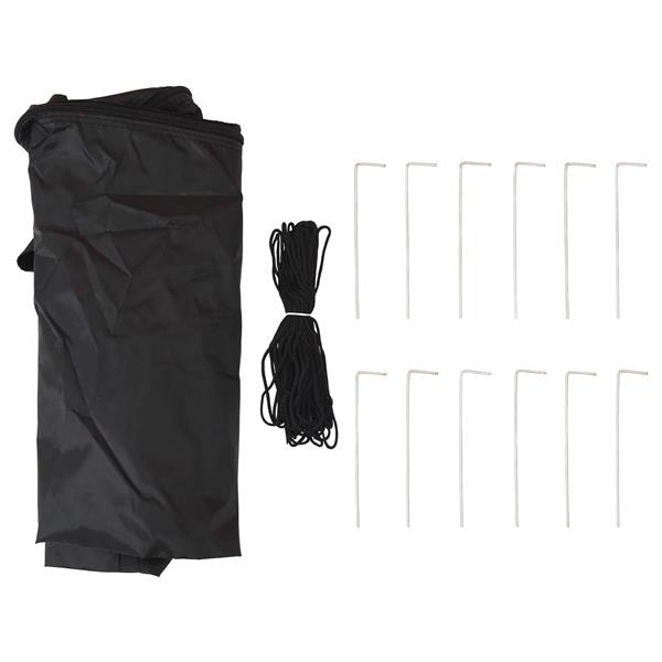 Grote foto vidaxl pop up partytent 575 x 288 x 245 cm antraciet oxford stof tuin en terras overige tuin en terras