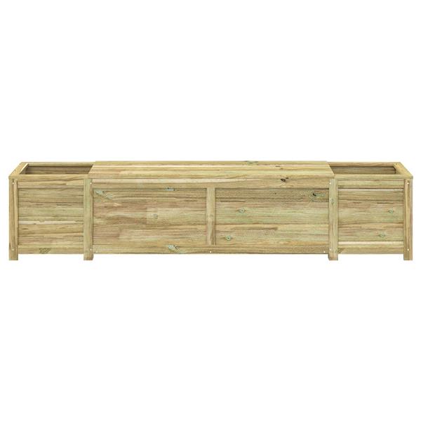 Grote foto vidaxl tuinbank met opbergruimte en plantenbak 193 5 x 40 x 41 cm tuin en terras overige tuin en terras