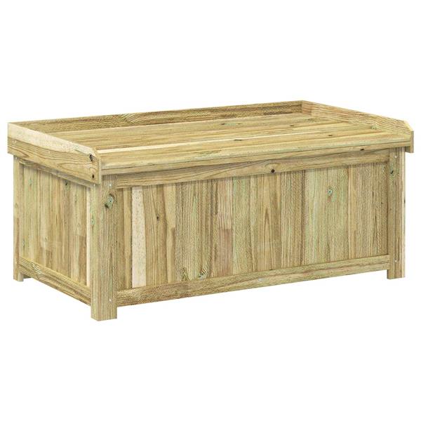 Grote foto vidaxl buiten kussenbox ge mpregneerd grenenhout 104 x 60 x 47 cm tuin en terras overige tuin en terras