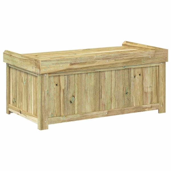 Grote foto vidaxl buiten kussenbox ge mpregneerd grenenhout 104 x 60 x 47 cm tuin en terras overige tuin en terras