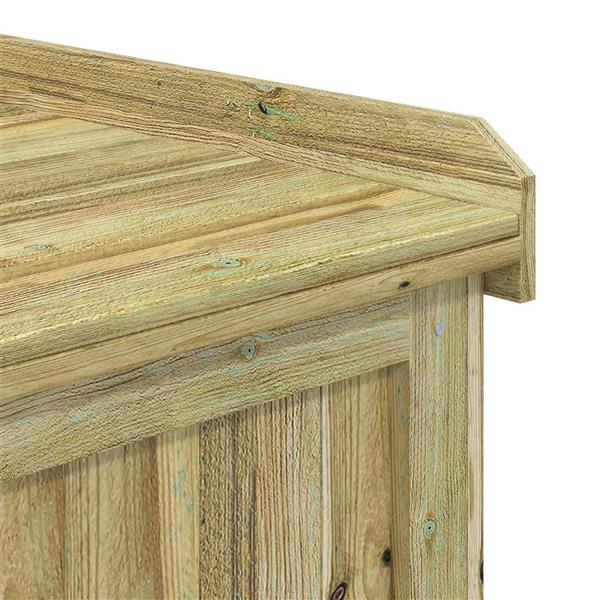 Grote foto vidaxl buiten kussenbox ge mpregneerd grenenhout 104 x 60 x 47 cm tuin en terras overige tuin en terras