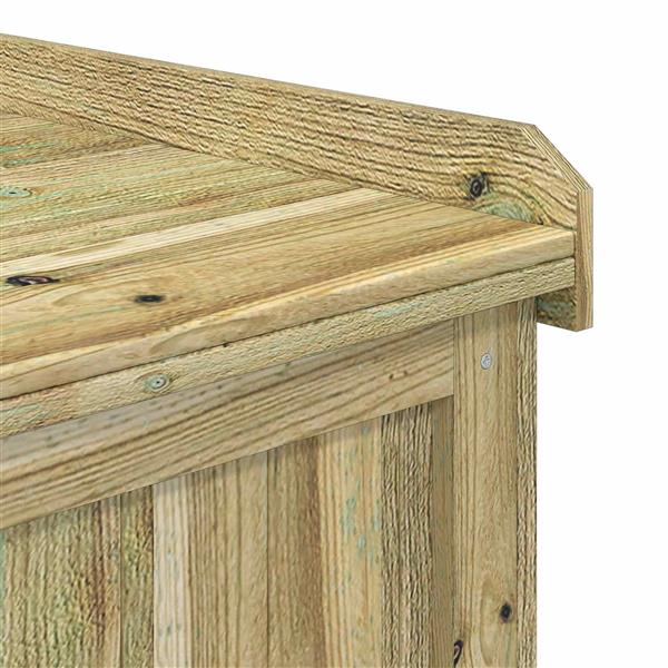 Grote foto vidaxl kussenbox voor buiten ge mpregneerd grenenhout 58 5 x 60 x 47 cm tuin en terras overige tuin en terras