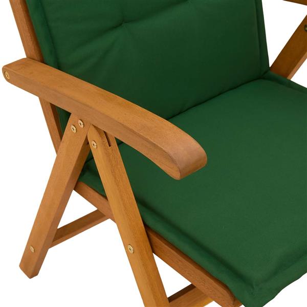 Grote foto vidaxl recliner tuinstoelen 3 st naturel massief acaciahout tuin en terras tuinmeubelen