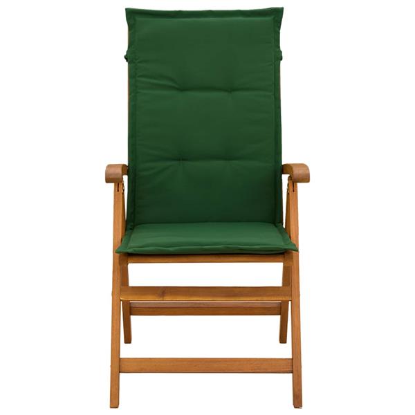 Grote foto vidaxl recliner tuinstoelen 2 st naturel massief acaciahout tuin en terras tuinmeubelen