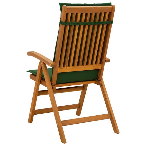 Grote foto vidaxl recliner tuinstoelen 2 st naturel massief acaciahout tuin en terras tuinmeubelen