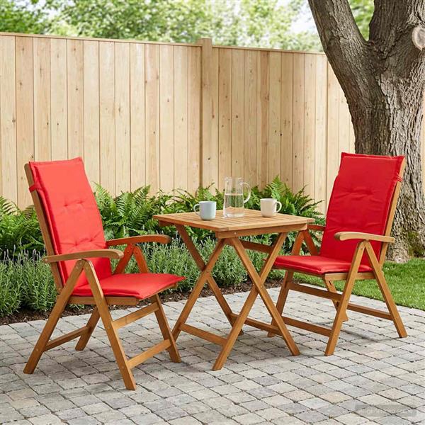 Grote foto vidaxl recliner tuinstoelen 2 st naturel massief acaciahout tuin en terras tuinmeubelen