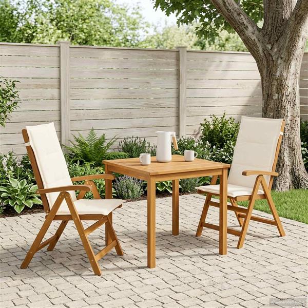 Grote foto vidaxl recliner tuinstoelen 2 st naturel massief acaciahout tuin en terras tuinmeubelen