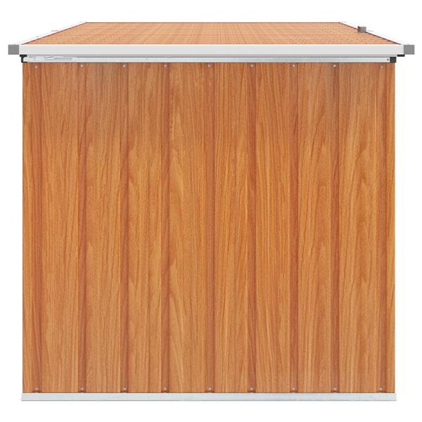 Grote foto vidaxl buitenopslagdoos gegalvaniseerd staal 171 x 99 x 93 cm tuin en terras overige tuin en terras