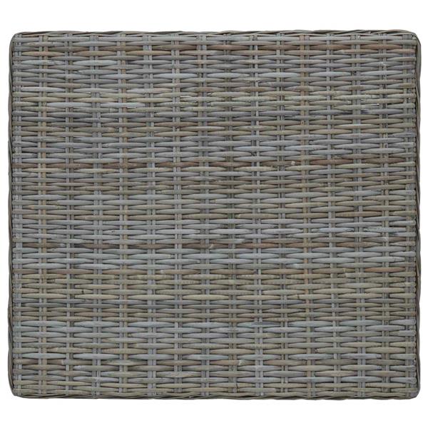 Grote foto vidaxl salontafel gendt natuurlijk rattan kubu grijs 67 x 60 x 30 cm tuin en terras tuinmeubelen