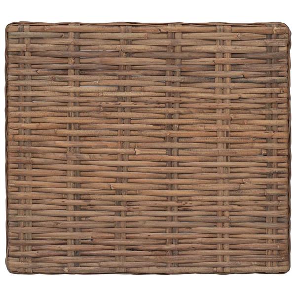 Grote foto vidaxl salontafel gendt natuurlijk rattan naturel 67 x 60 x 30 cm tuin en terras tuinmeubelen