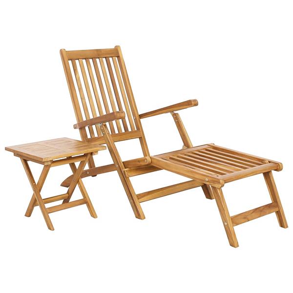 Grote foto vidaxl vouwstoel met tafel naturel massief teakhout tuin en terras tuinmeubelen