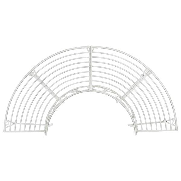 Grote foto vidaxl boom bank 4 aantal zitplaatsen 160 x 80 x 89 cm staal tuin en terras tuinmeubelen