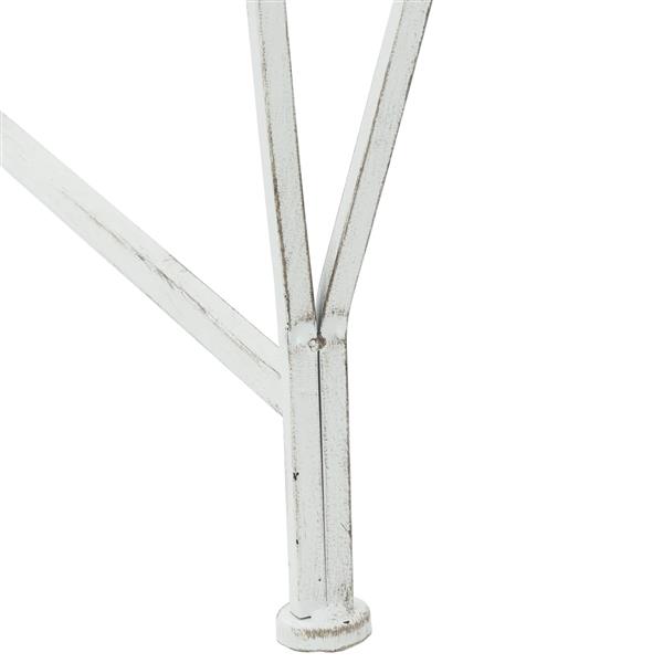 Grote foto vidaxl boom bank 4 aantal zitplaatsen 160 x 80 x 89 cm staal tuin en terras tuinmeubelen