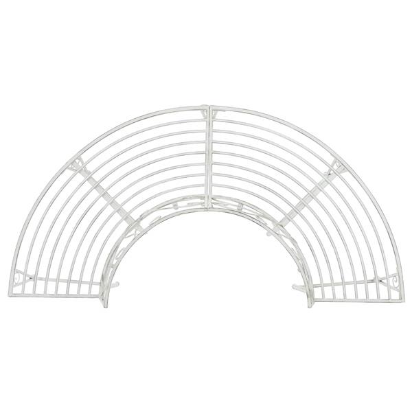 Grote foto vidaxl boom bank 4 aantal zitplaatsen 160 x 80 x 89 cm staal tuin en terras tuinmeubelen