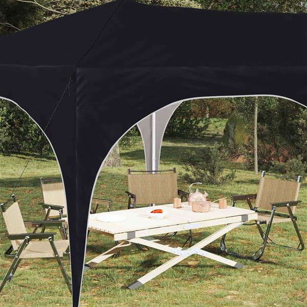 Grote foto vidaxl pop up partytent 575 x 288 x 245 cm antraciet oxford stof tuin en terras overige tuin en terras