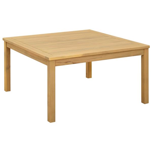 Grote foto vidaxl salontafel licht acacia 85 x 85 x 45 cm massief acaciahout tuin en terras tuinmeubelen