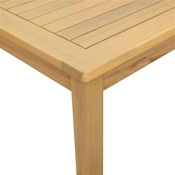 Grote foto vidaxl salontafel licht acacia 85 x 85 x 45 cm massief acaciahout tuin en terras tuinmeubelen